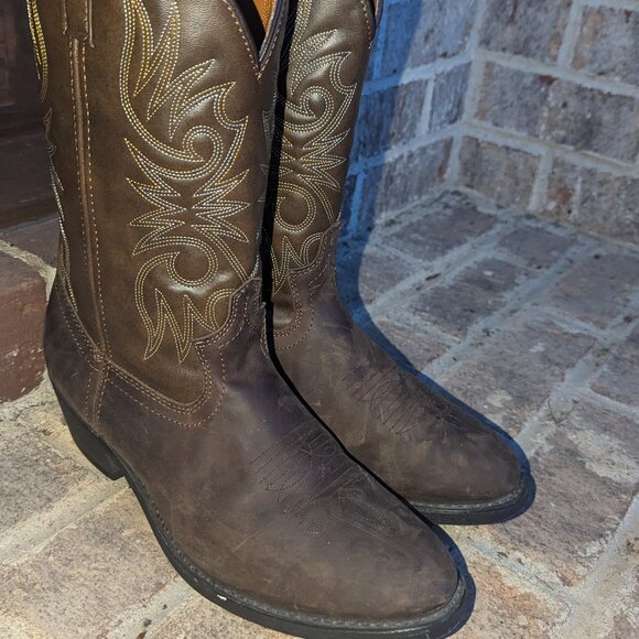 Men's Laredo Cowboy Western boots, size 9.5 E W, excellent condition - Picture 1 of 8